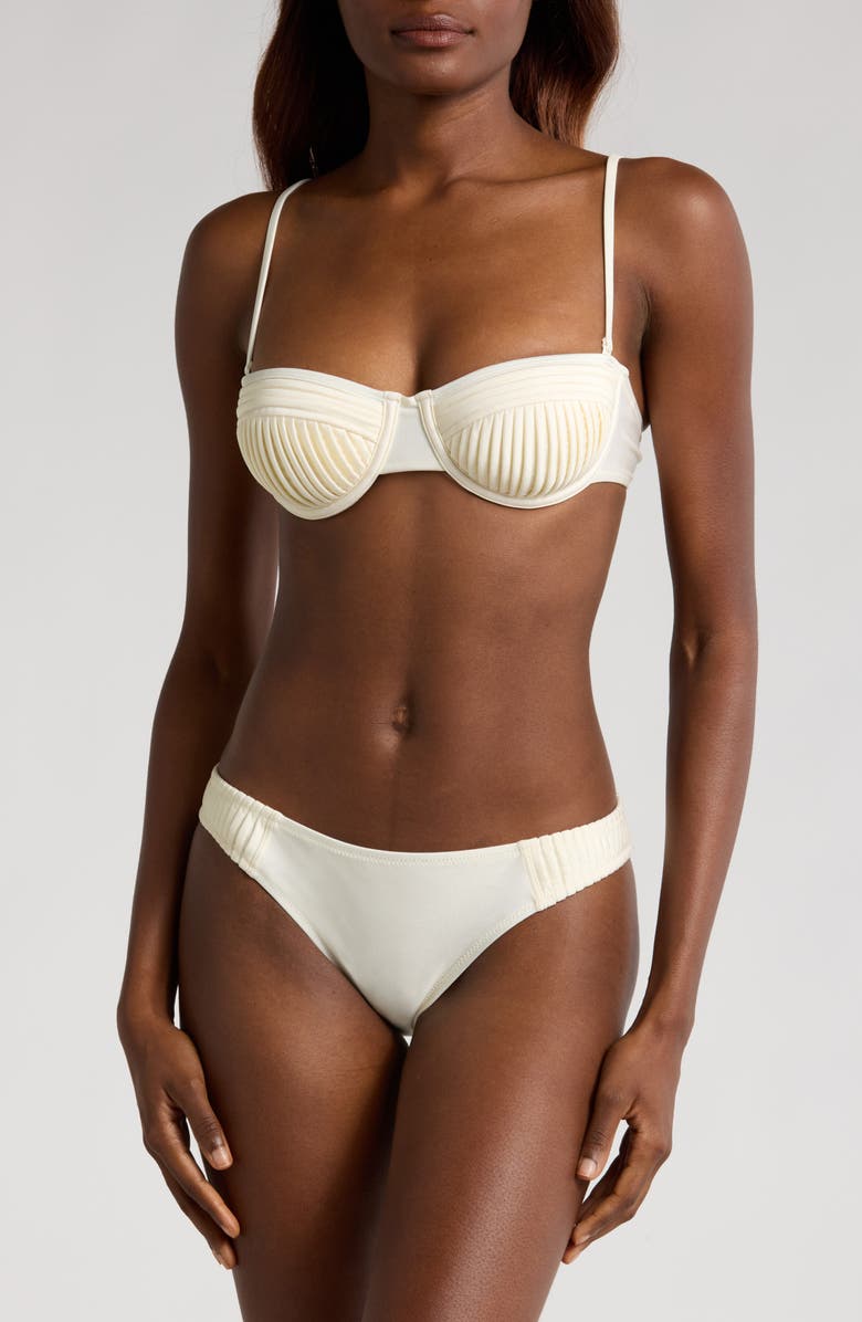 Solid & Striped Solene Underwire Bikini Top, Alternate, color, Brule