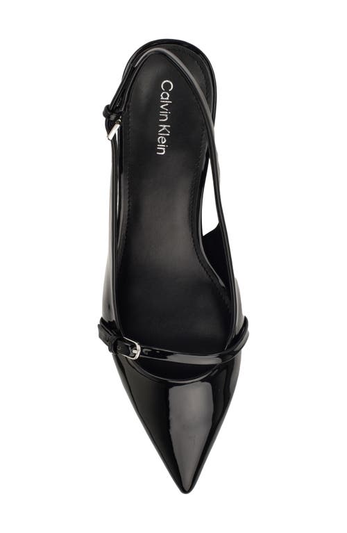 Calvin Klein Simira Kitten Heel Pump In Black