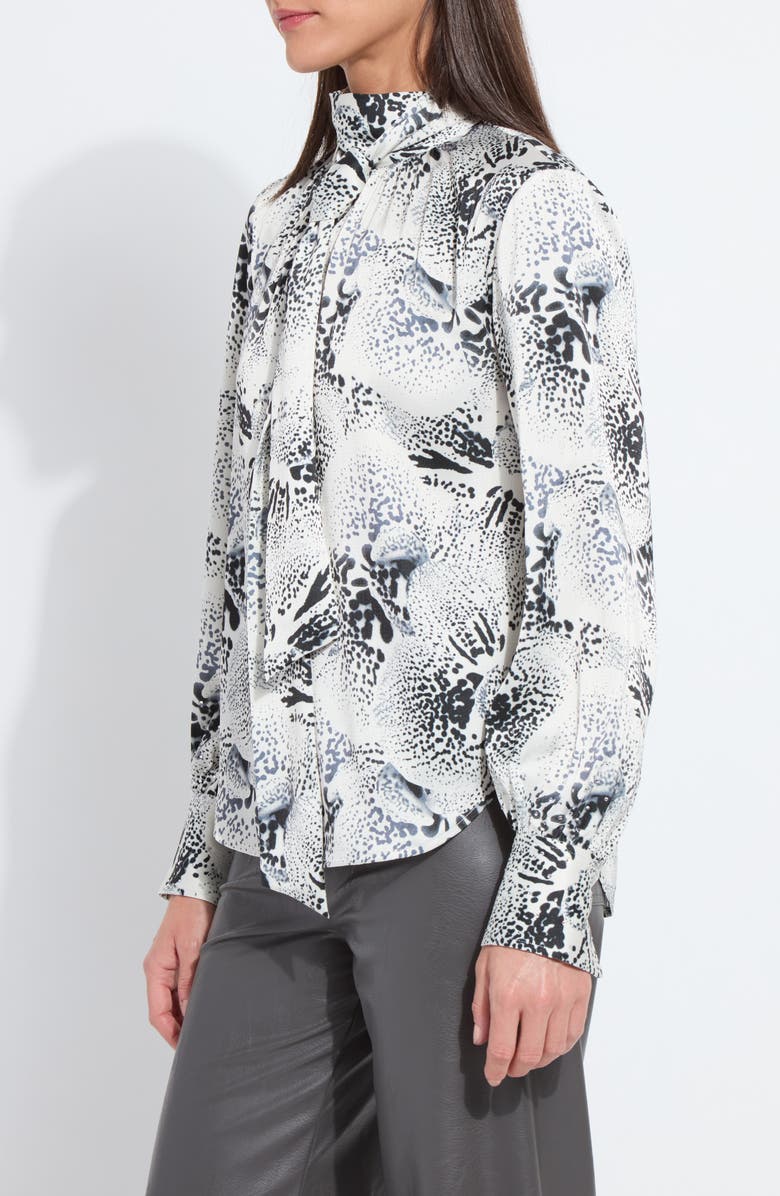 Lysse Onyx Embellished Mock Neck Top, Alternate, color, Winter Orchid