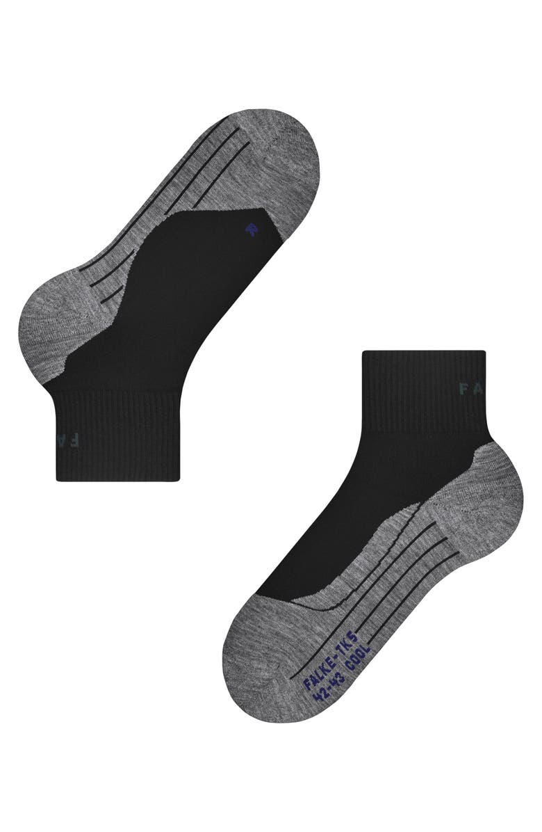 Falke TK5 Wander Cool Hiking Socks, Alternate, color, Black-Mix