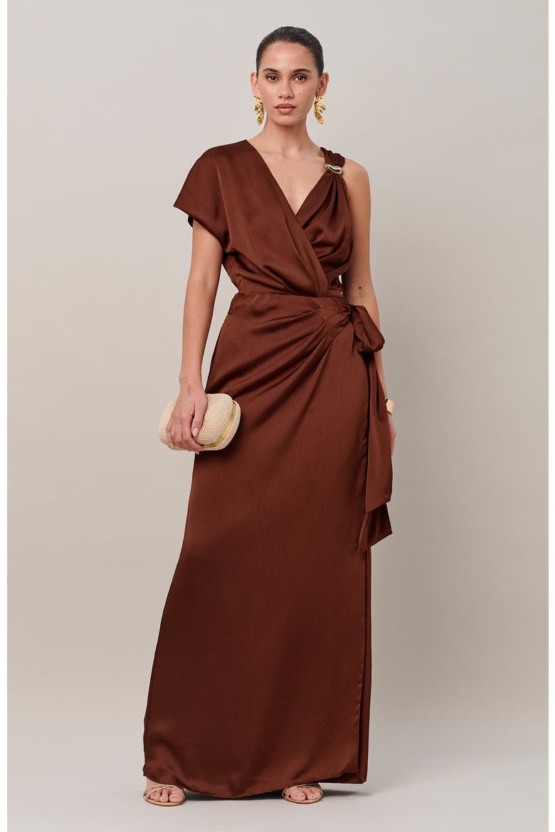 Benny Maxi Dress, Alternate, color, Rust
