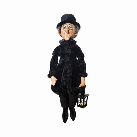 Peter Prue with Lantern Joe Spencer Gathered Traditions Soft Art Doll Fall Autumn Halloween Harvest Figure Figurine