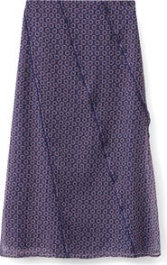 MANGO TEEN Floral Print Maxi Skirt