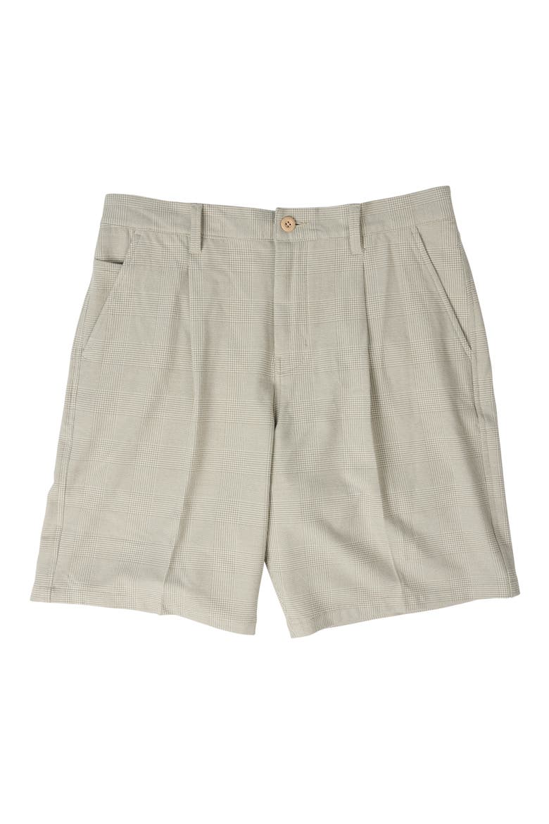 Gilroy Glen Check Pleated Shorts, Main, color, SENECA ROCK