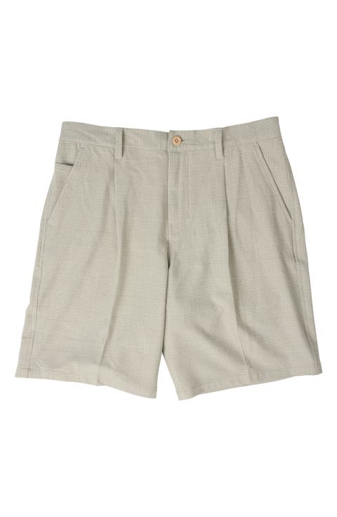 Gilroy Glen Check Pleated Shorts