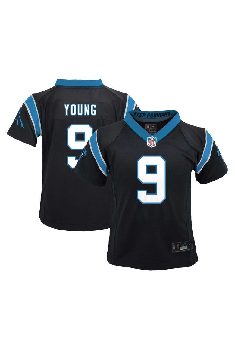 Toddler Nike Bryce Young Black Carolina Panthers Game Jersey, Main, color, Black