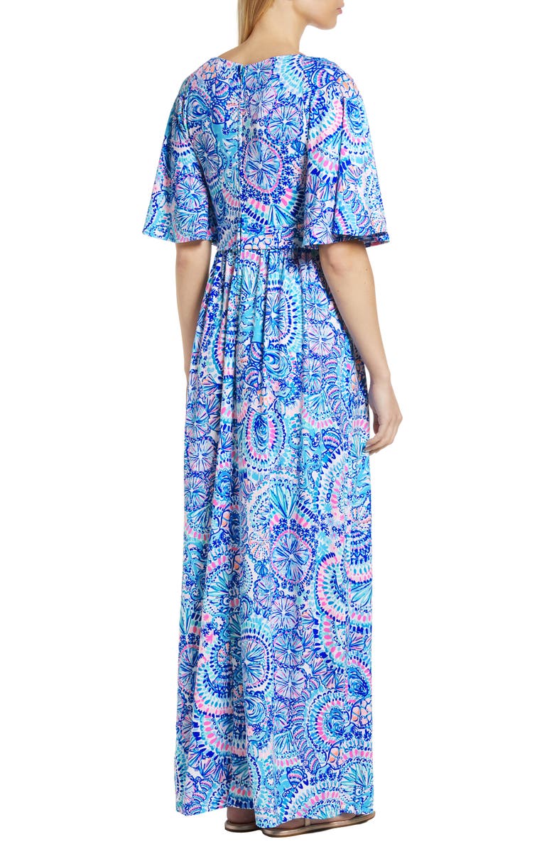 Lilly Pulitzer<sup>®</sup> Minka Floral Maxi Dress, Alternate, color,