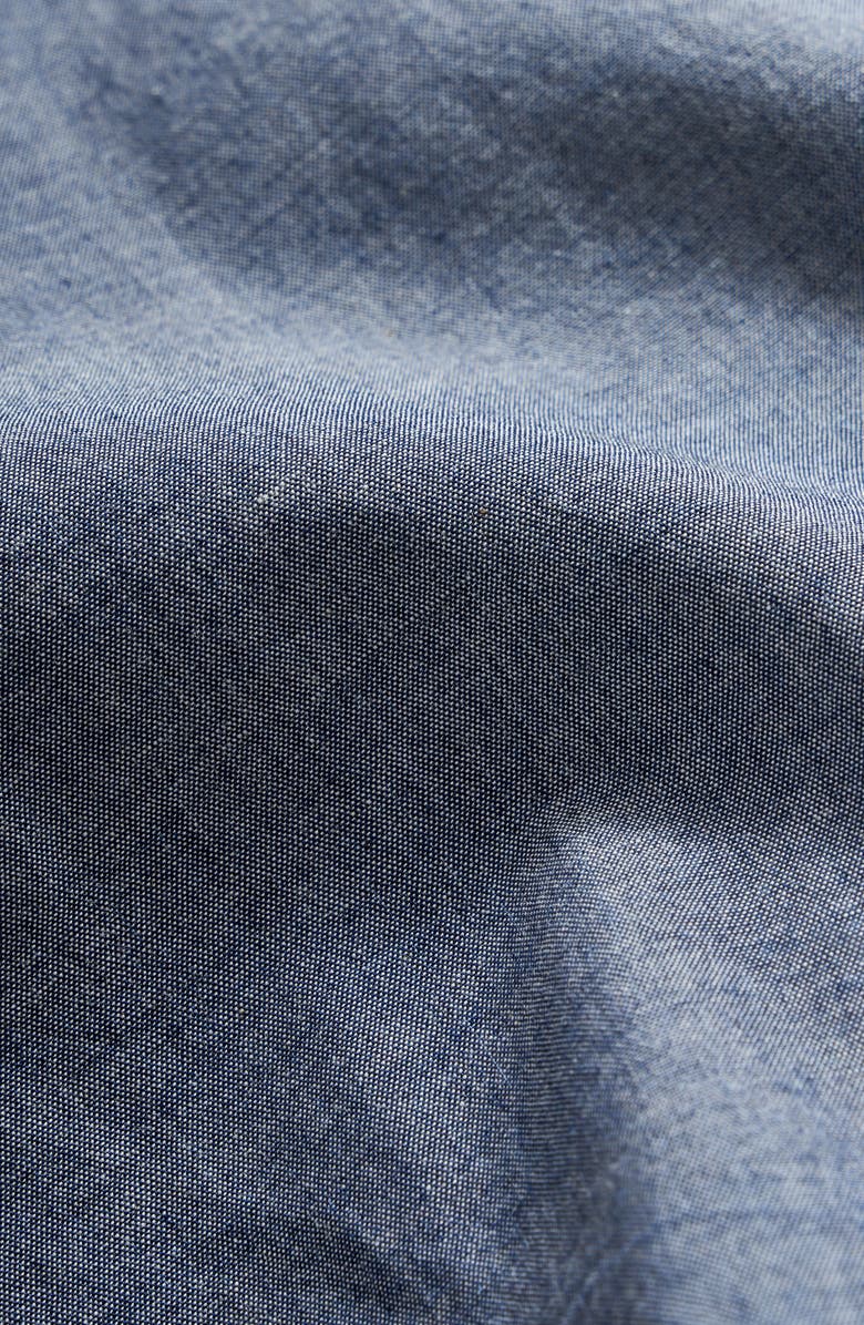 Billy Reid Holt Cotton Chambray Dress Shirt, Alternate, color,