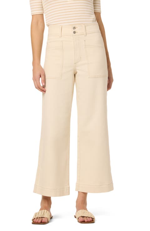 Ankle Cargo Wide Leg Jeans