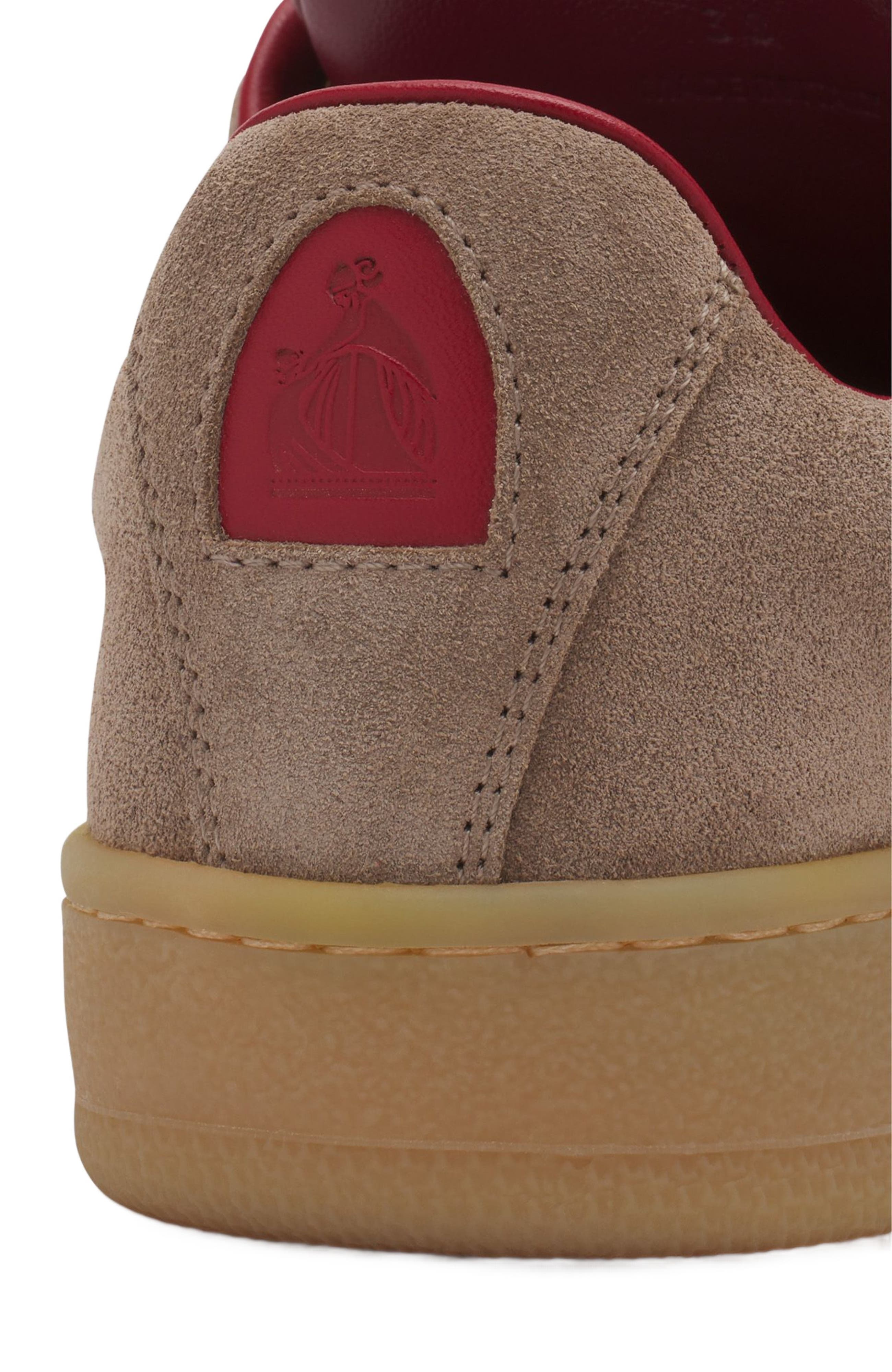 Lanvin x FUTURE HYPER CURB SNEAKERS IN LEATHER AND SUEDE FOR WOMEN, Alternate, color, 