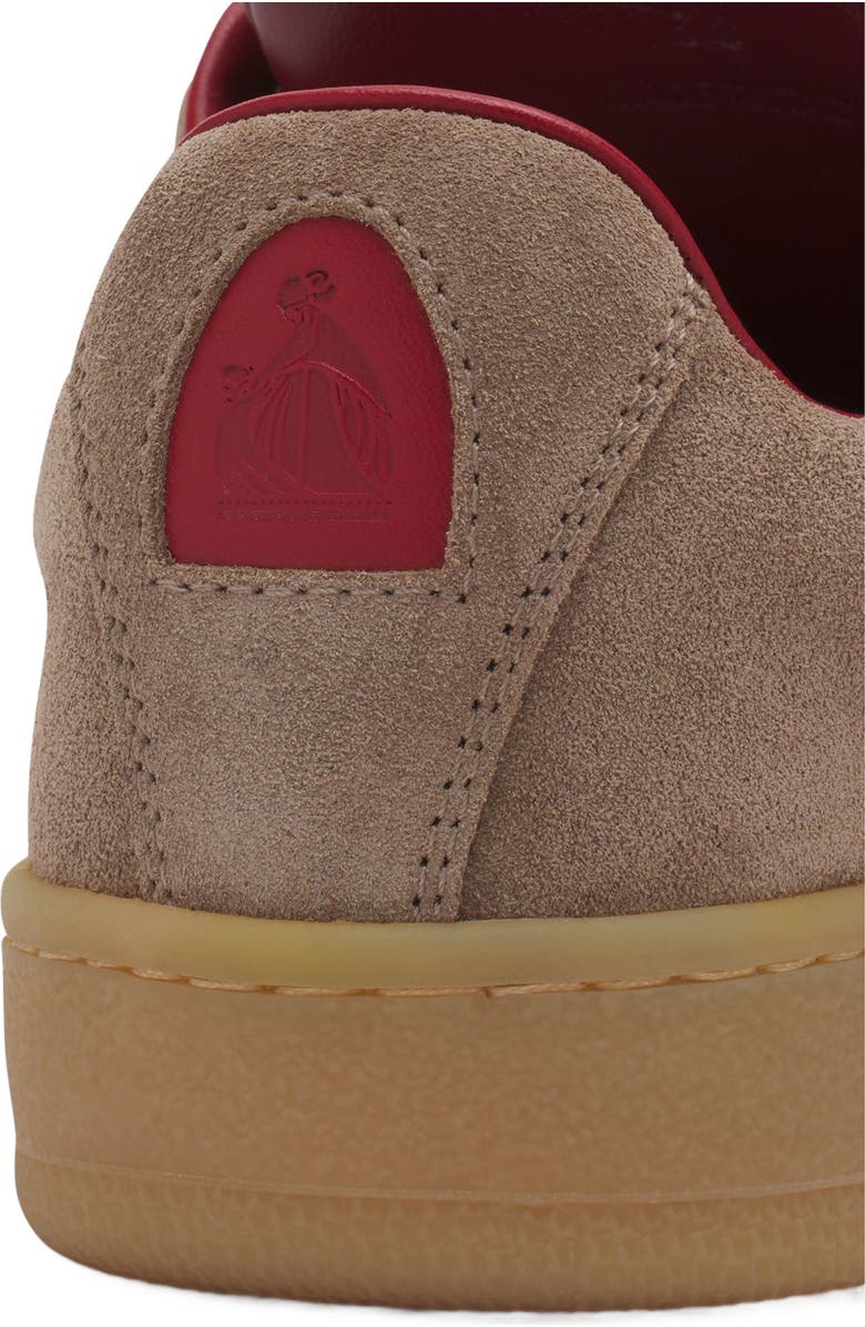 Lanvin x FUTURE HYPER CURB SNEAKERS IN LEATHER AND SUEDE FOR WOMEN, Alternate, color,
