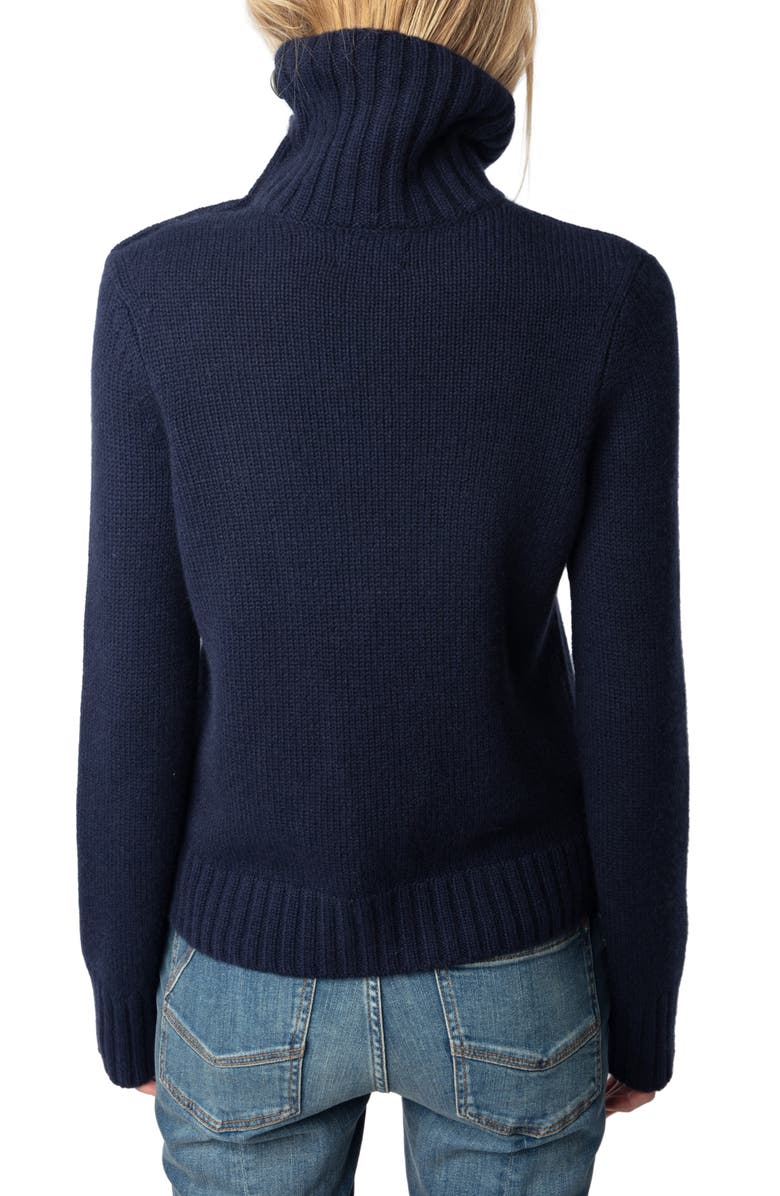 Zadig & Voltaire Nalma Cashmere Sweater, Alternate, color, 
