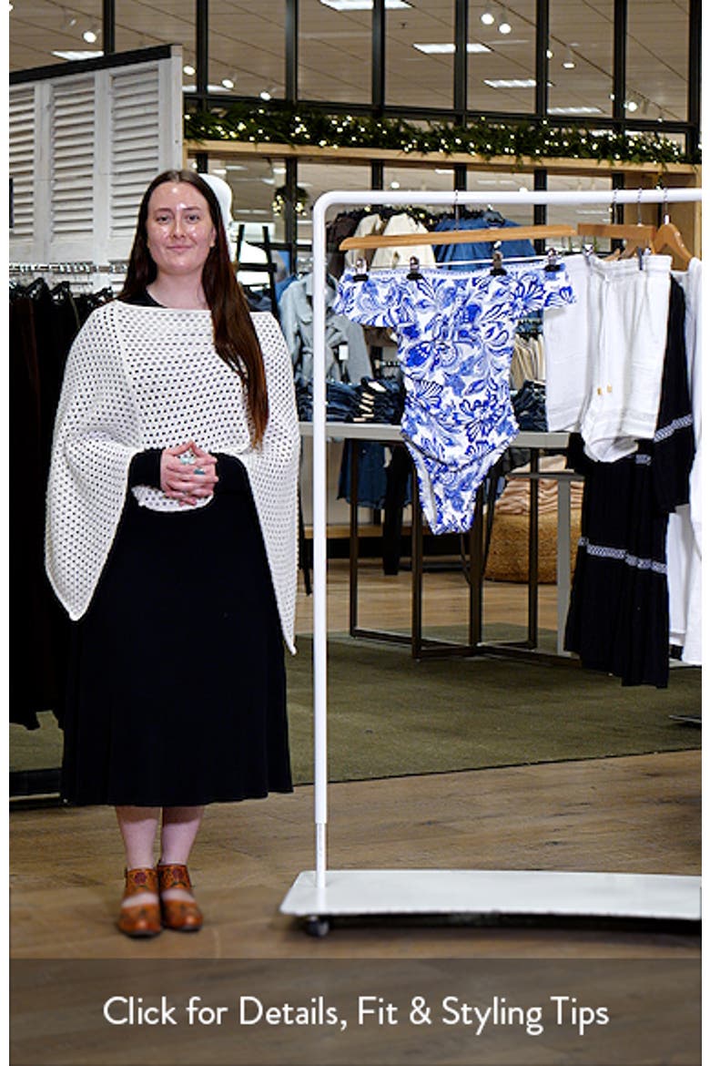 Botanical Brocade Ruffle Off the Shoulder One-Piece Swimsuit video