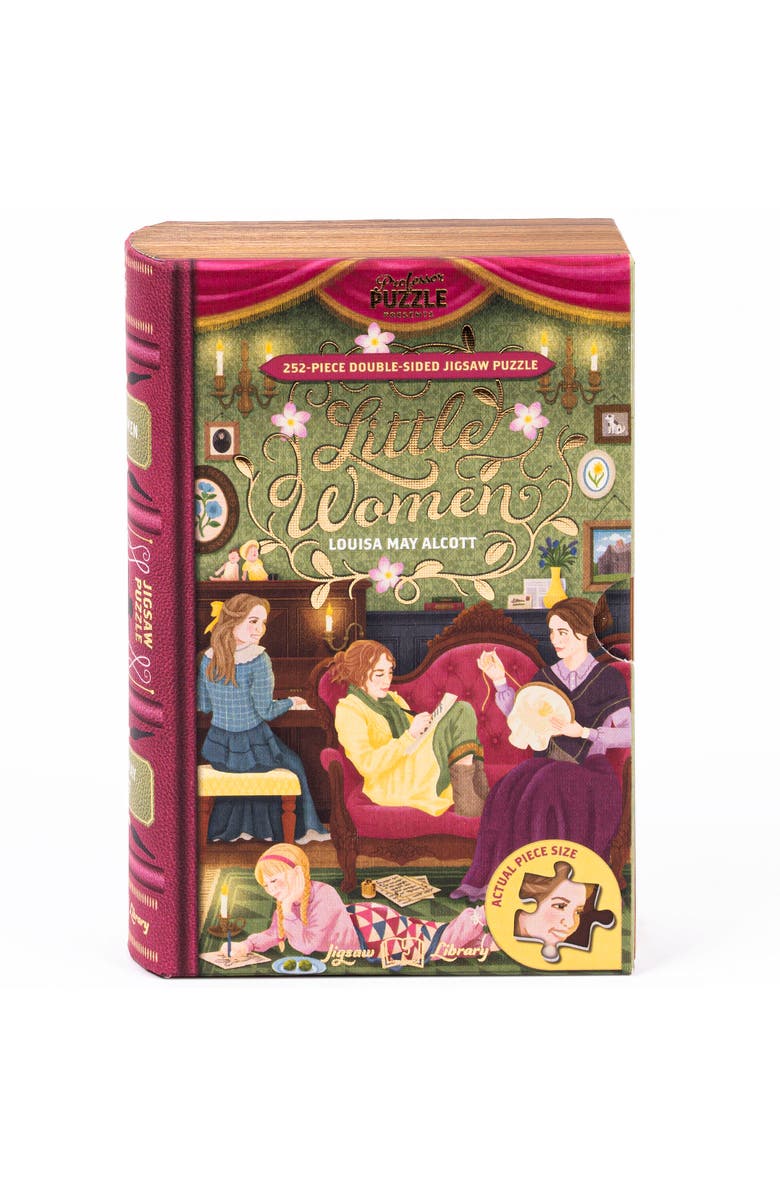Professor Puzzle Library Little Women, 252Pc Doublesided Puzzle, Alternate, color, Multicolored