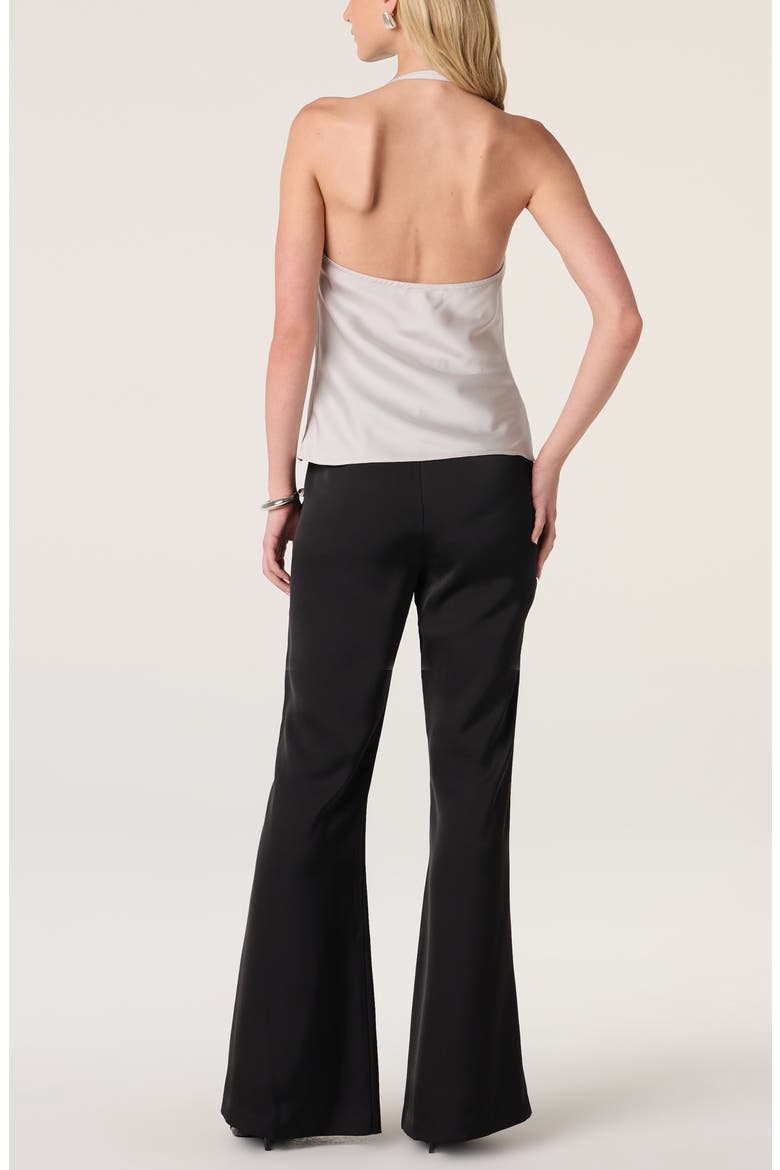 Variel Satin Halter Top, Alternate, color, SILVER