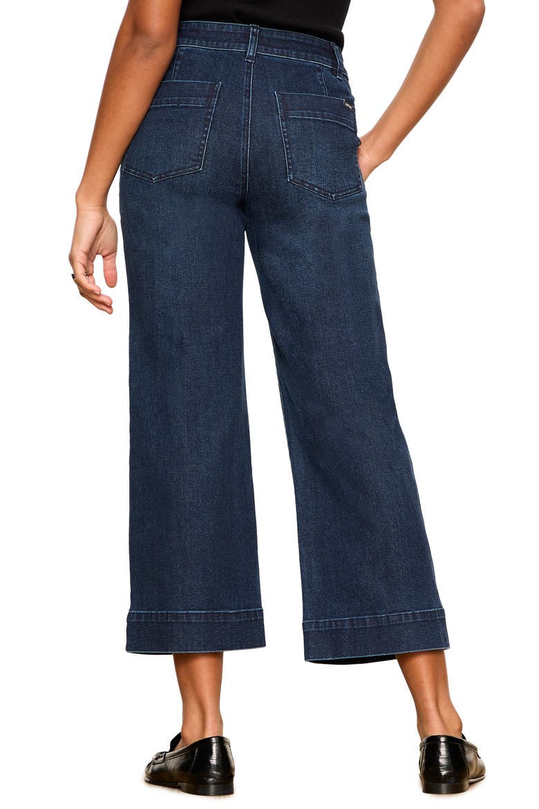 Insider Crop High Waist Cropped Straight Leg Jeans, Alternate, color, OVER THE MOON BLUE