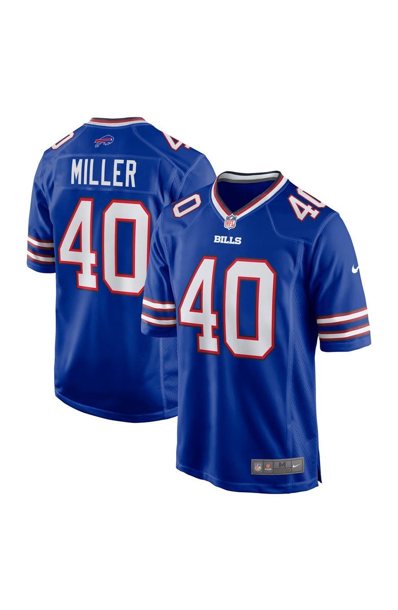 Nike Men's Nike Von Miller Royal Buffalo Bills Game Jersey, Main, color, 