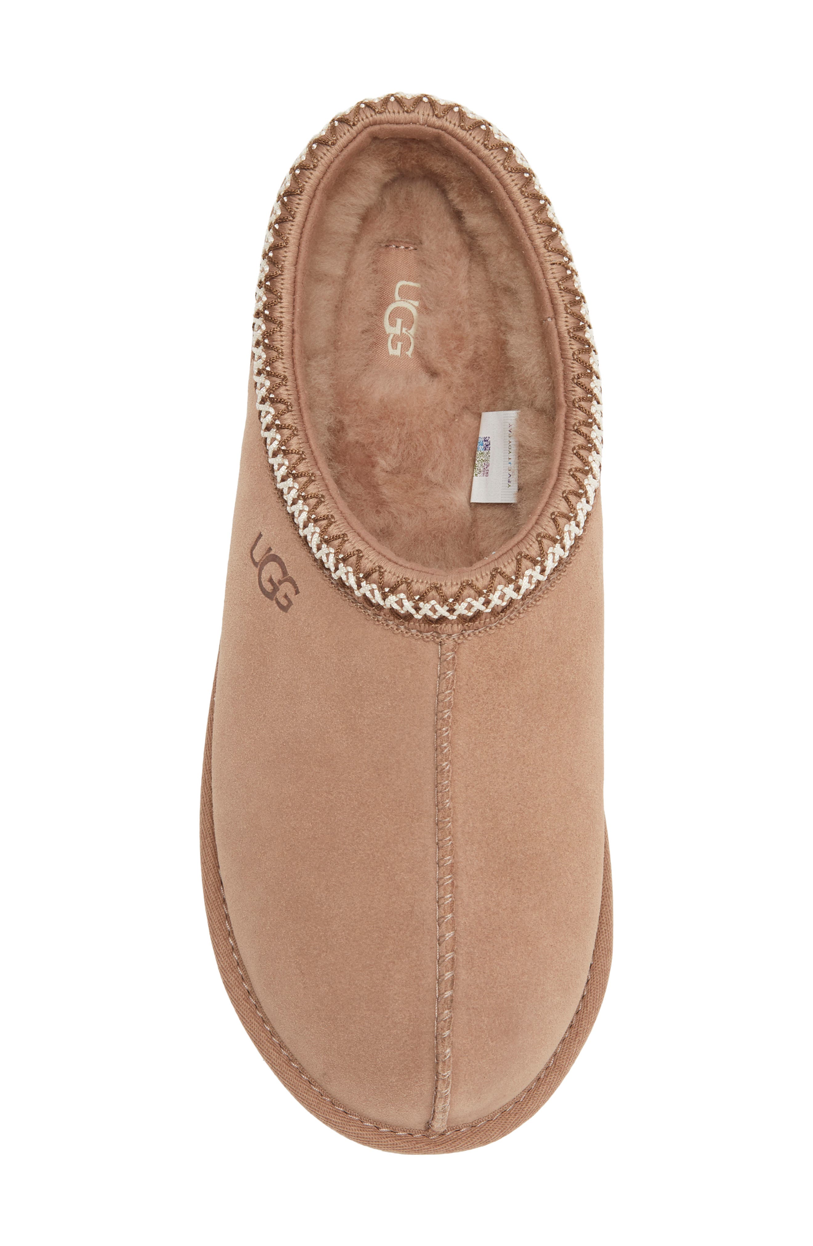 Tasman II Genuine Shearling Lined Slipper, Alternate, color, ROCKY OAK