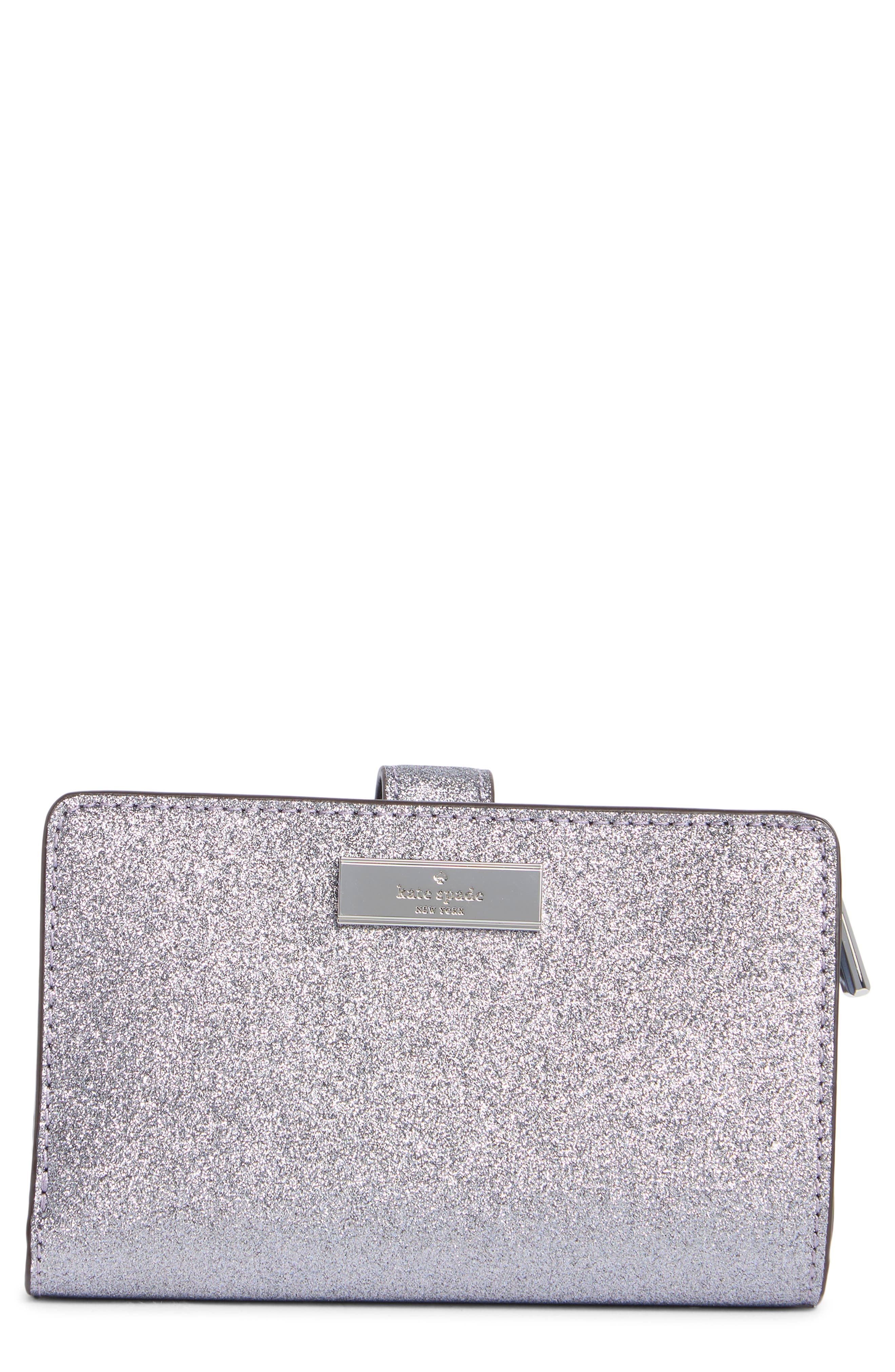 Kate Spade New York kenzie glitter bifold wallet