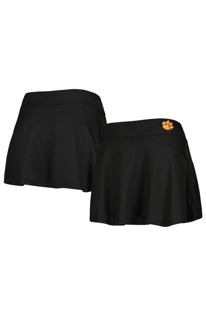 ZOOZATZ Women's ZooZatz Black Clemson Tigers Flowy Skort, Main, color, Black