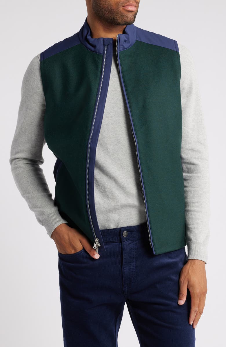 Peter Millar Crown Crafted Cambridge Water Resistant Performance Vest, Main, color, Lacinato