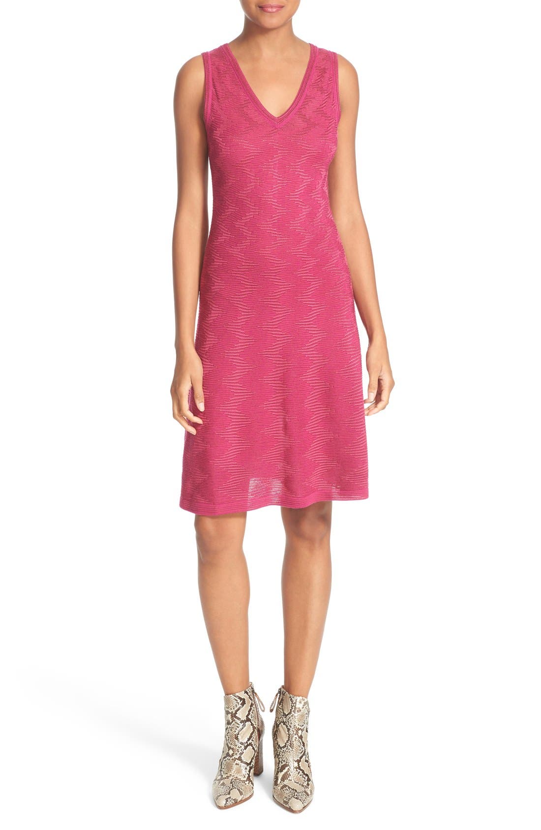M Missoni Wool Blend Texture Knit Dress (Women) | Nordstrom