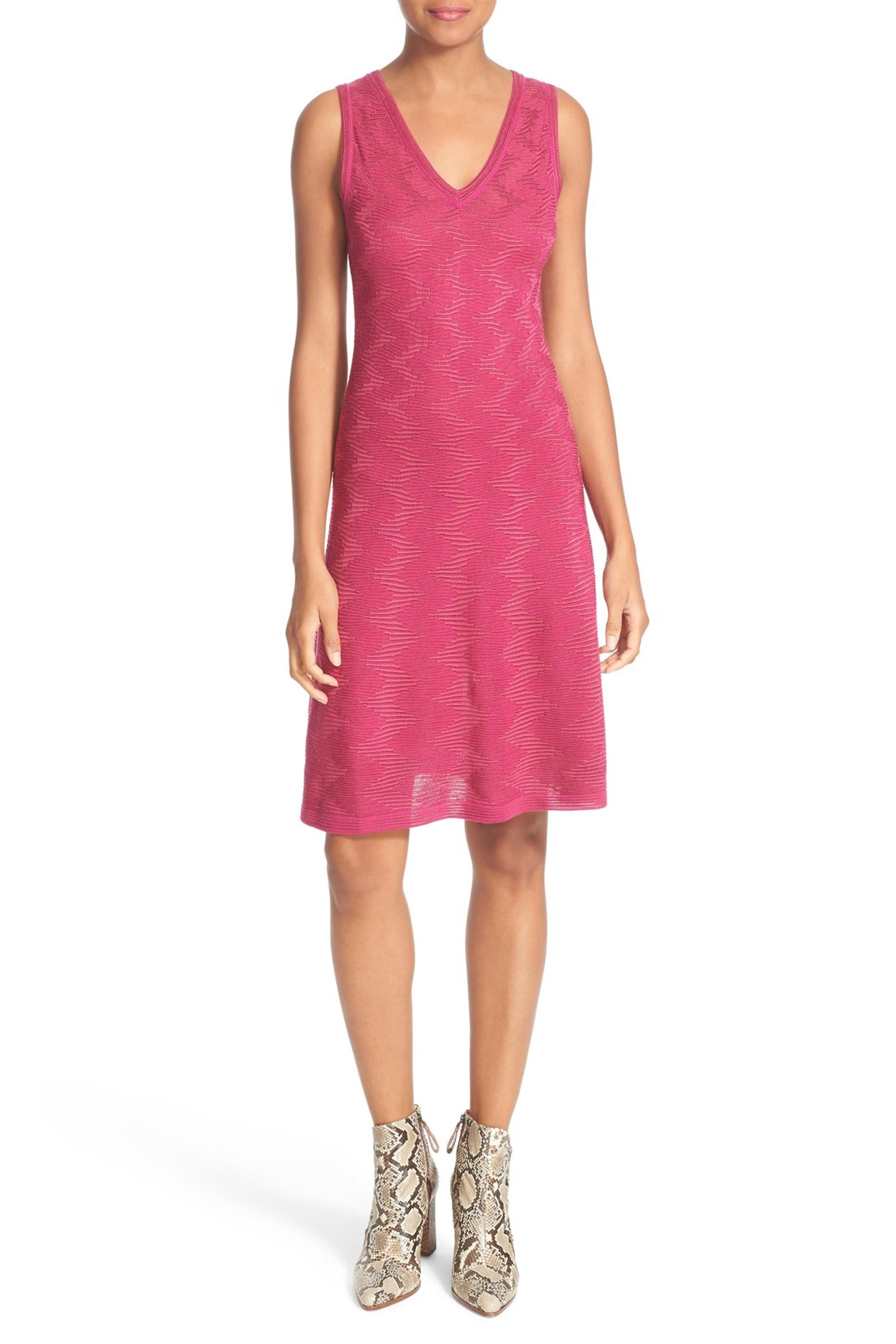 Texture Knitting Book M Missoni Wool Blend Texture Knit Dress (Women) | Nordstrom