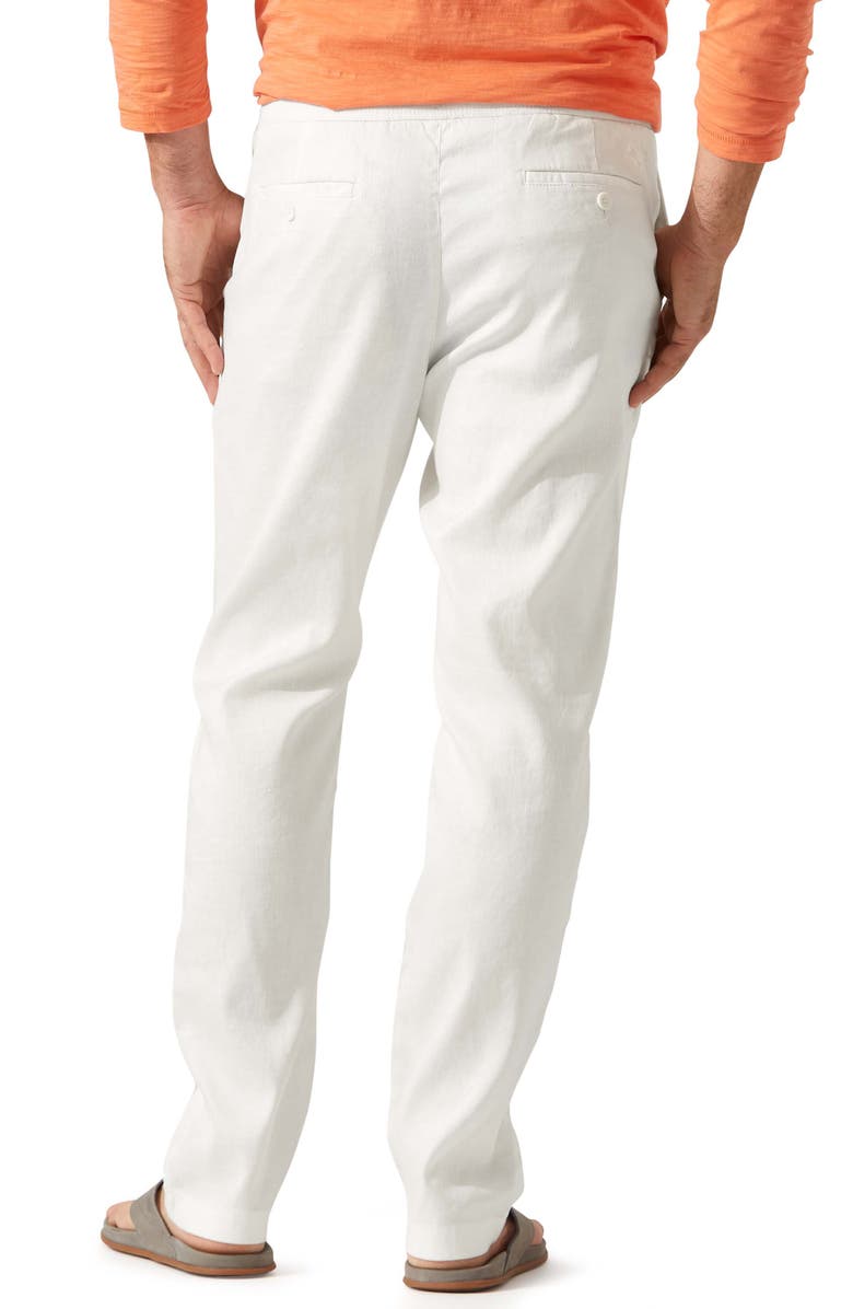 Tommy Bahama Beach Coast Stretch Linen & Cotton Pants, Alternate, color, Continental