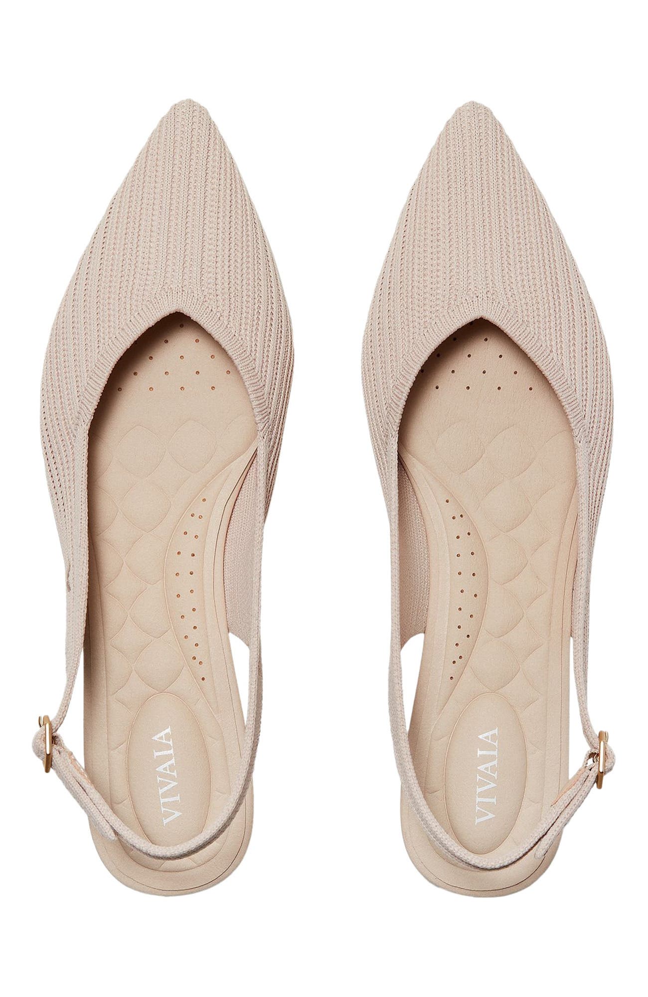 VIVAIA Pointed-Toe Slingback, Alternate, color, Ballet  Blush