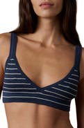 Faherty Miramar Linen & Organic Cotton Sweater Bralette
