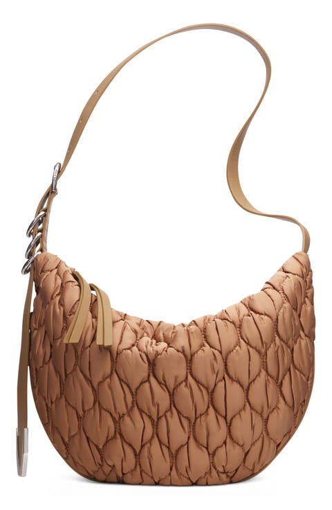 Quilted Spire Mini Hobo Bag