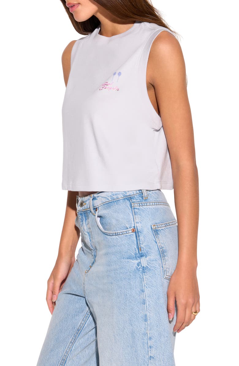 Spiritual Gangster Palm Crawford Crop Cotton Graphic Tank, Alternate, color,