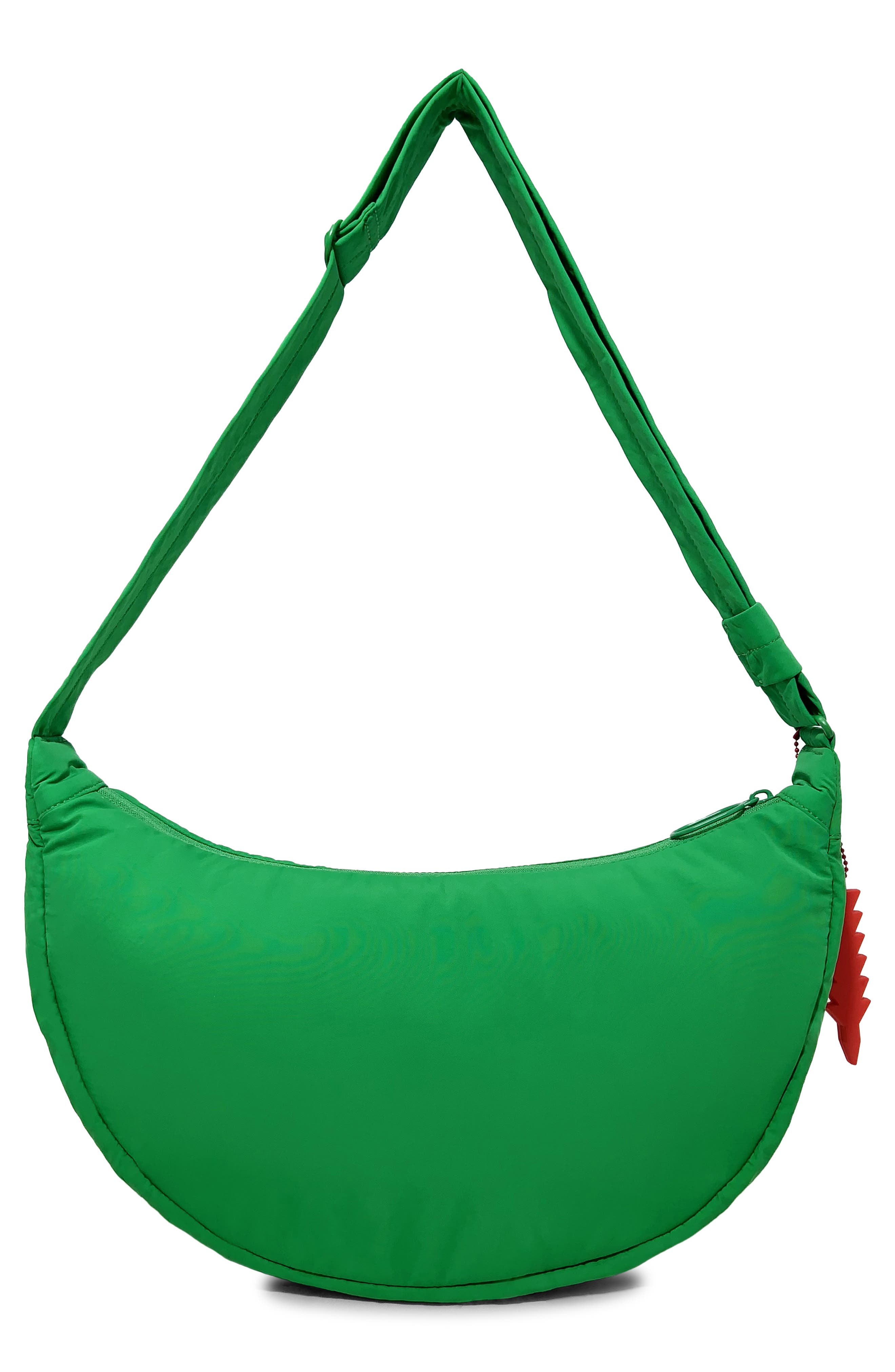 Cleo Large Crescent Crossbody Bag, Alternate, color, KELLY GREEN