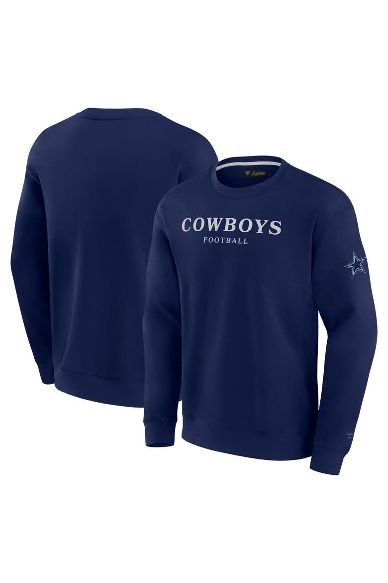 Unisex Fanatics  Navy Dallas Cowboys Elements Unlimited Fleece Pullover Sweatshirt, Main, color, Navy