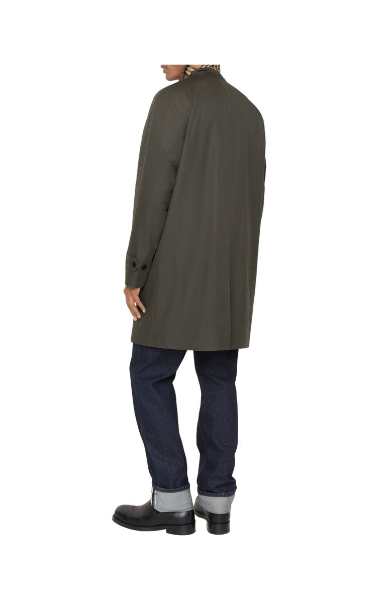 Burberry Mid-length Tropical Gabardine Camden Car Coat, Alternate, color, Graphite Grey