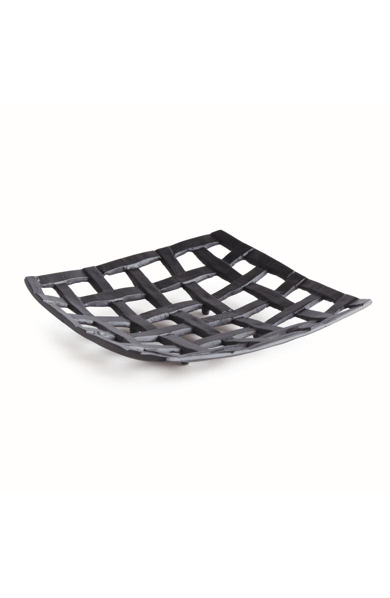 Napa Home & Garden Lopa Decorative Square Tray, Main, color, Black