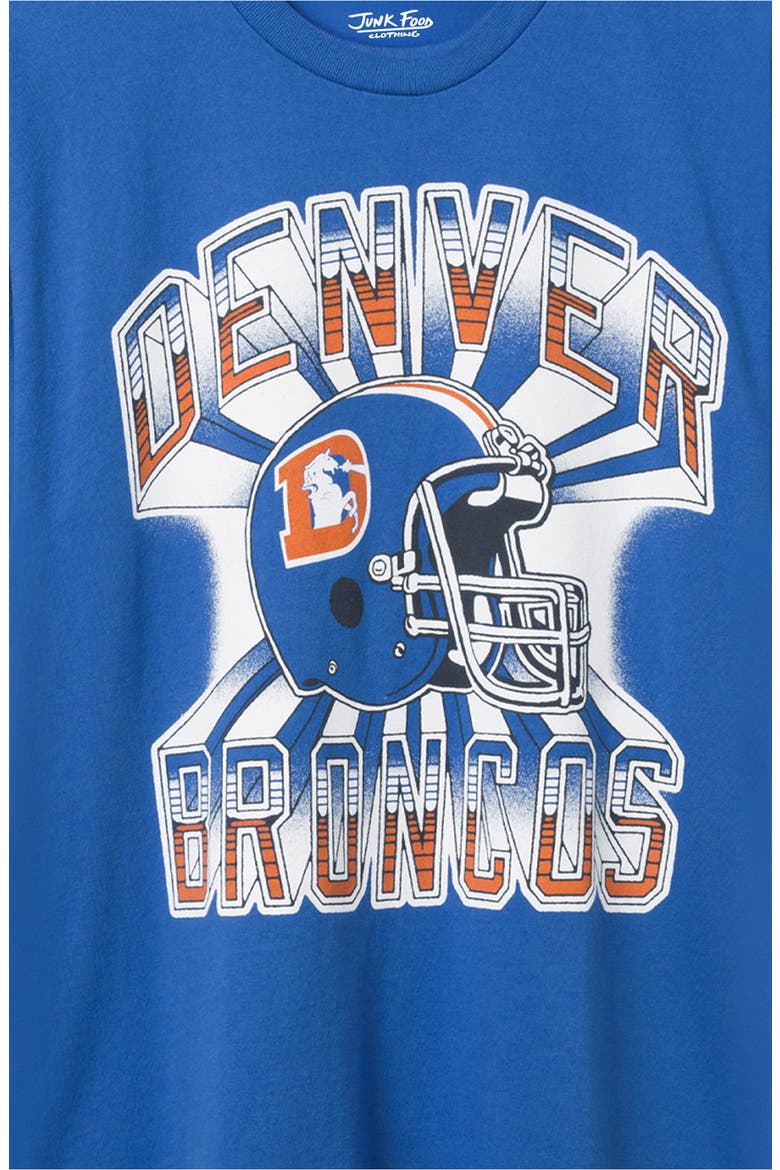 Denver Broncos Cotton Graphic T-Shirt, Alternate, color, ROYAL