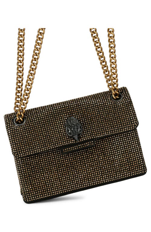 Kurt Geiger London Mini Kensington Fabric Convertible Crossbody Bag In Neutral