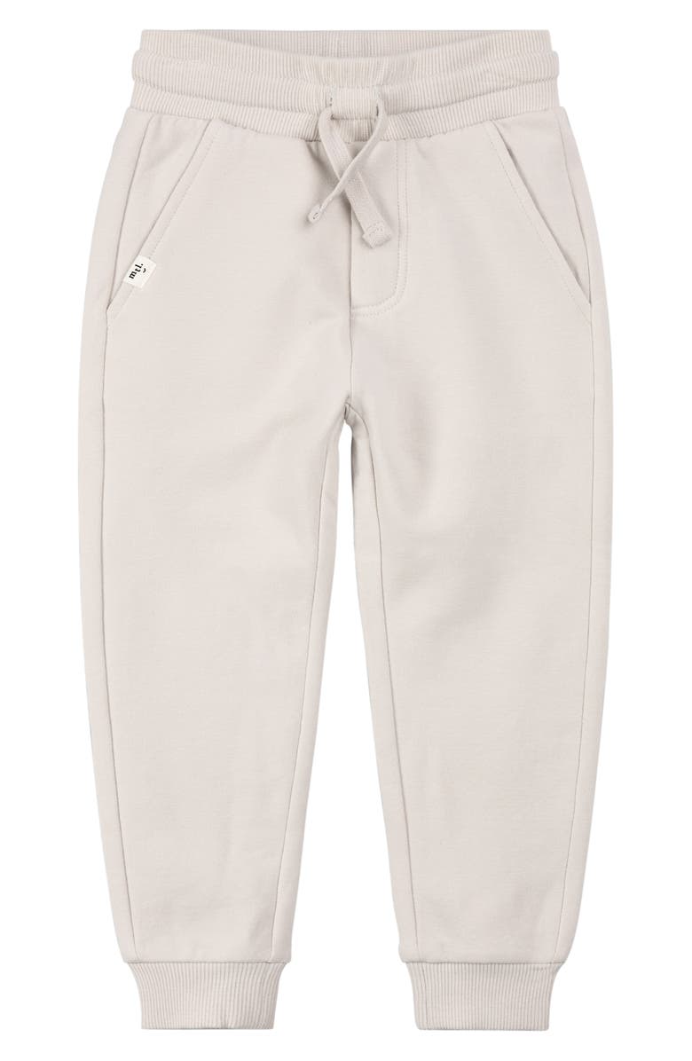 MILES THE LABEL Kids' Lunar Fleece Joggers, Main, color, Light Grey
