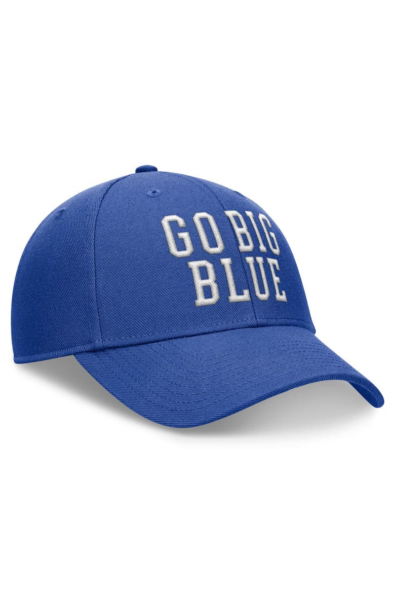 Men's Nike Royal Kentucky Wildcats Local Rise Adjustable Hat, Alternate, color, Royal