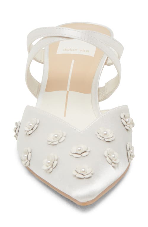 Dolce Vita Kenton Floral Mule In White Floral Stella
