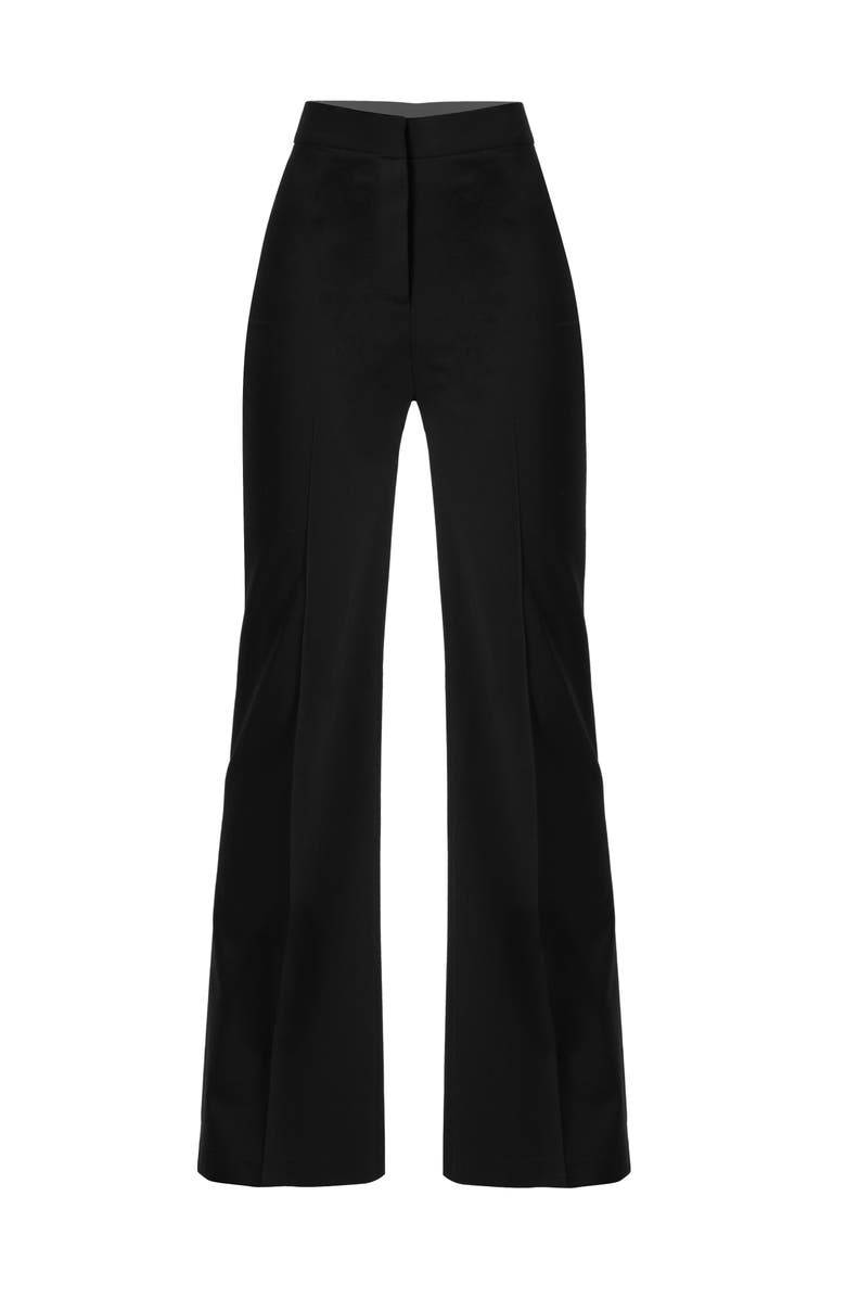 IVONNE Classic Tailored Straight-Leg Pants, Alternate, color, Black