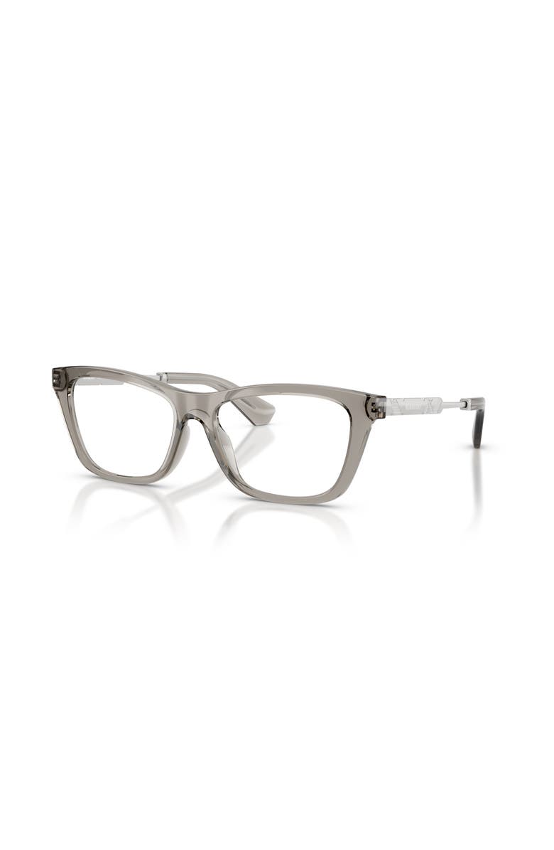 Burberry 52mm Rectangle optical glasses, Main, color, Grey