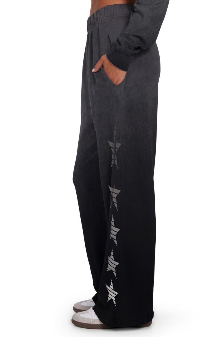 Juvia Ombre Star Pants, Alternate, color, Black Ombre