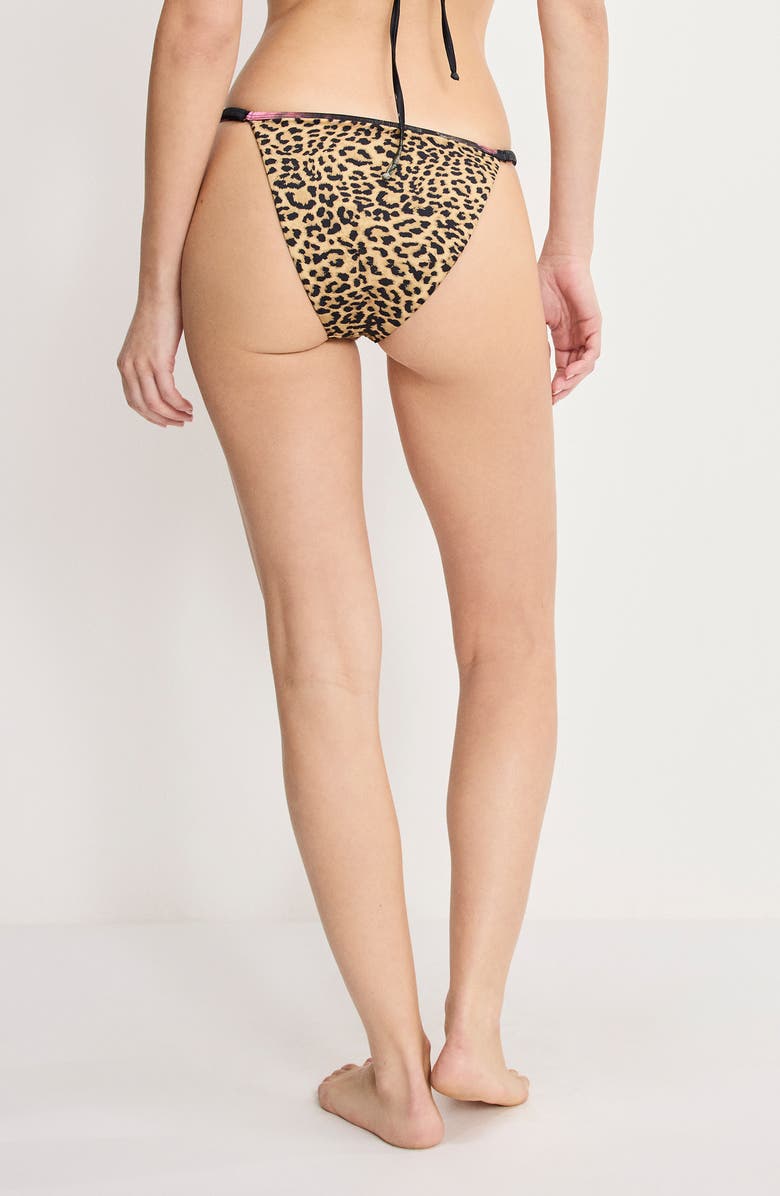 Good American Perfect Fit Bikini Bottoms, Alternate, color, Lucky Roses