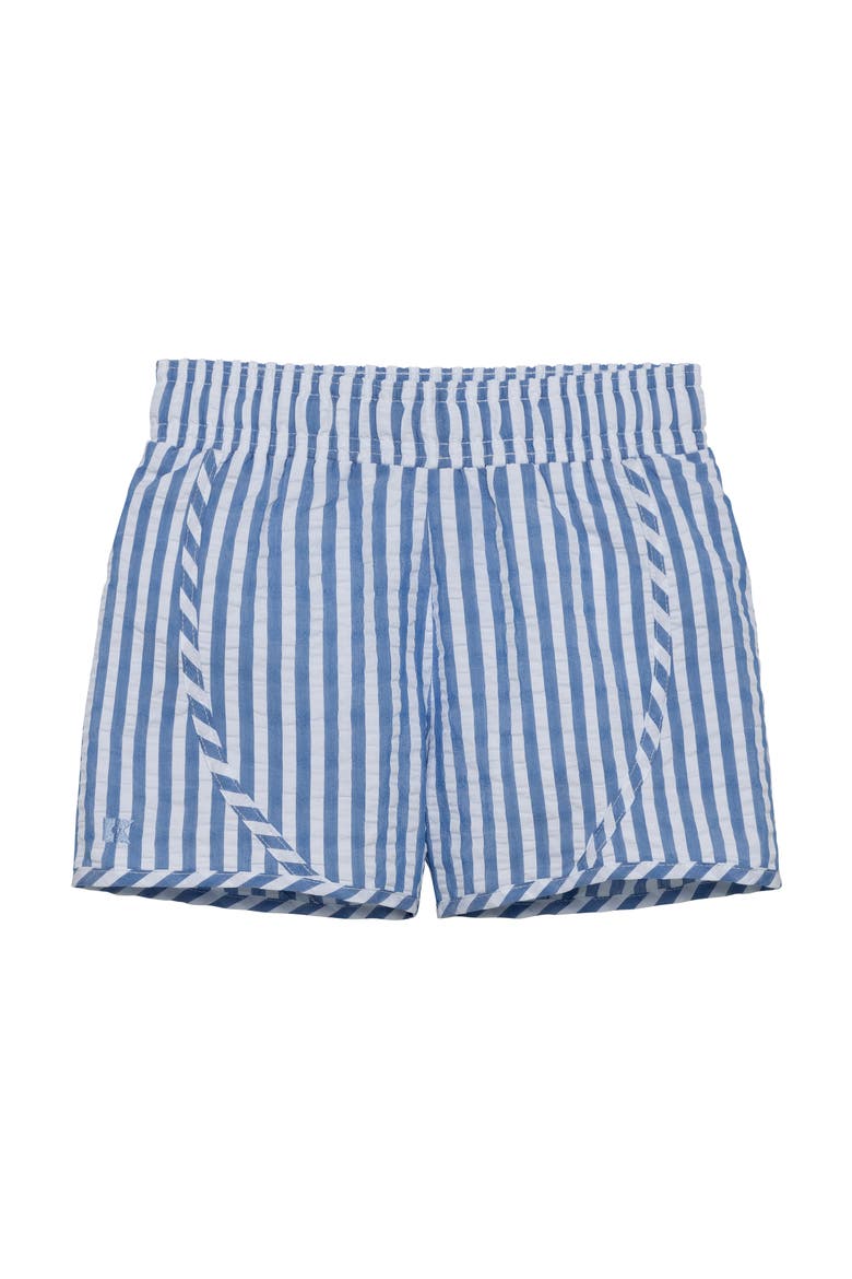 Girls Seersucker Super Short, Main, color, Blue Seersucker