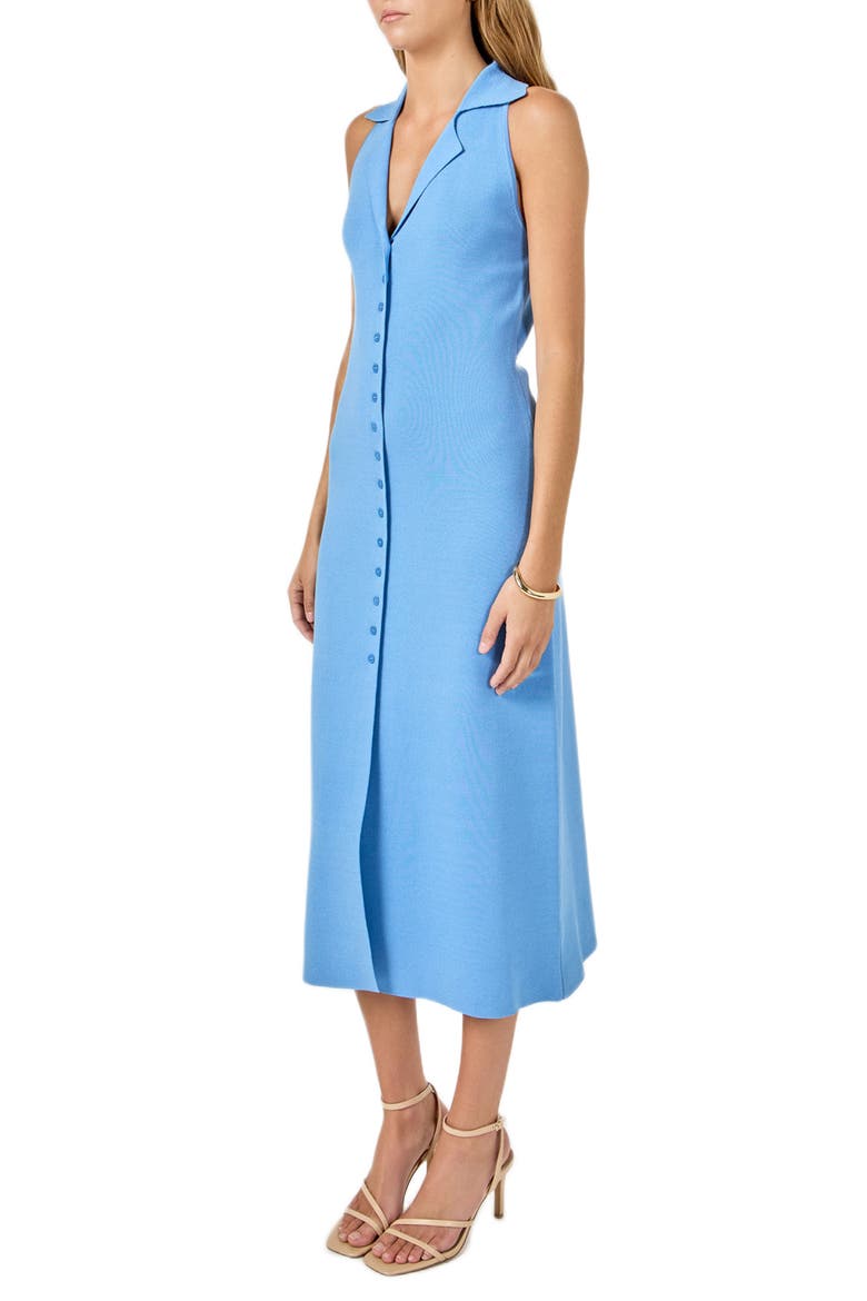 Sleeveless Midi Sweater Dress, Alternate, color, SKY BLUE