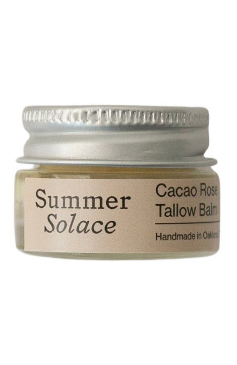 Cacao Rose Cuticle, Lip, and Brow Tallow Balm - Regenerative Tallow