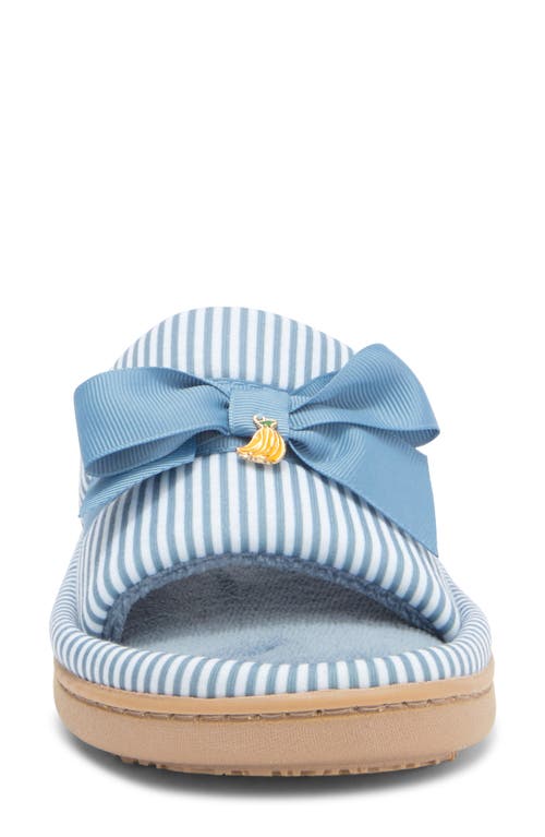ISOTONER ISOTONER FRUIT CHARM SCUFF SLIPPER