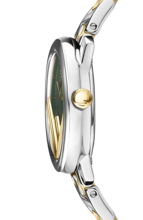Fendi Run Away Two-tone Swiss Quartz Bracelet Watch, 36mm